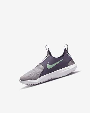 Nike Flex Runner Grises Morados Verde Menta | MX 4890